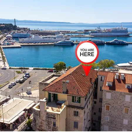 Diocletian Tower - Bella Vista & Palazzo Apartman Split